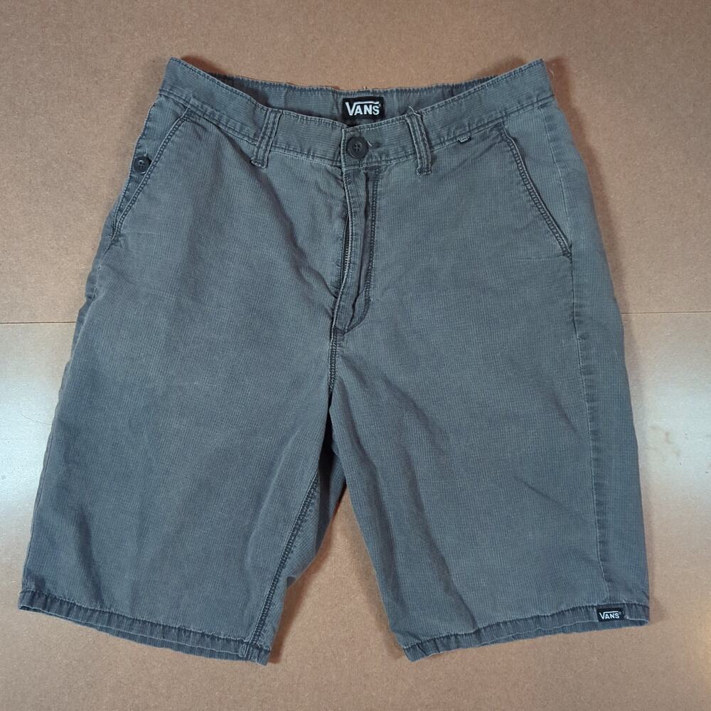 Vans Off The Wall Olive Gray Skate Chino Shorts Men’s 30 Cotton